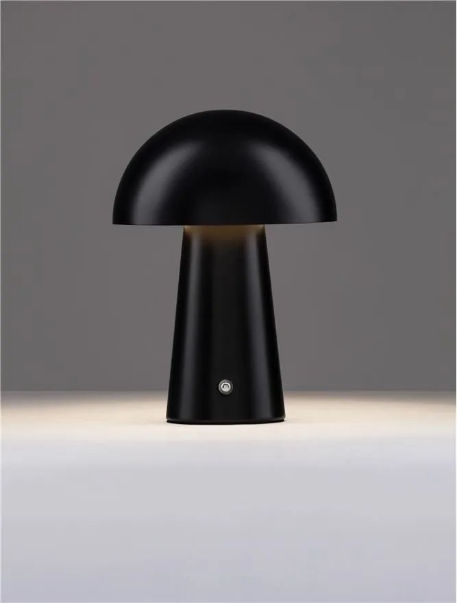Veioza LED design decorativ ANDE negru, NVL-9050175
