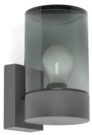 Aplica de perete pentru iluminat exterior IP65 KILA fumurie