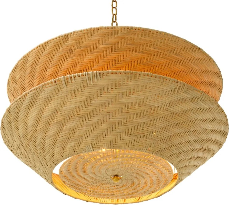 Lustra LUX design natural Tavira ratan