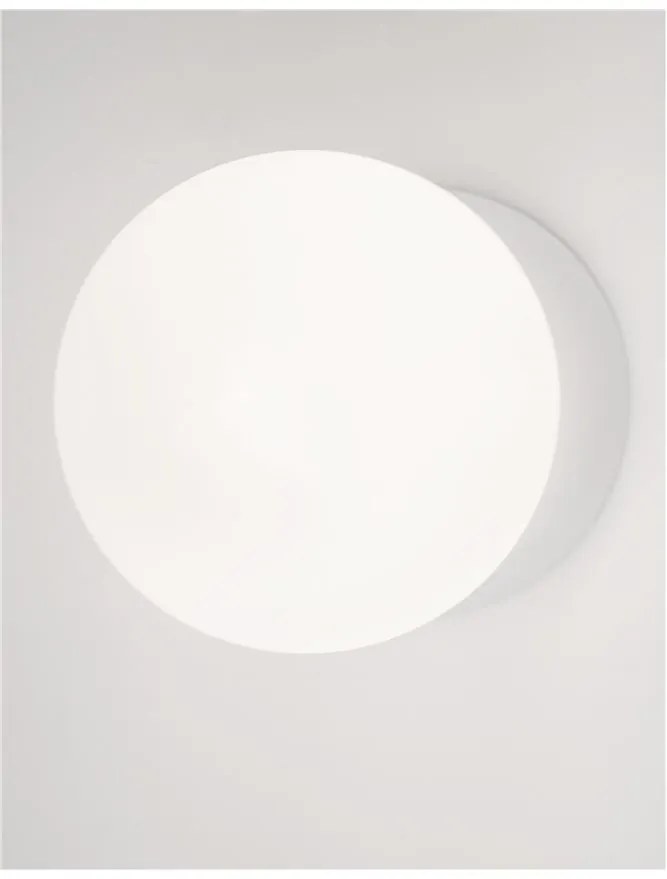 Aplica de perete design modern ZERO, gips alb NVL-9577013