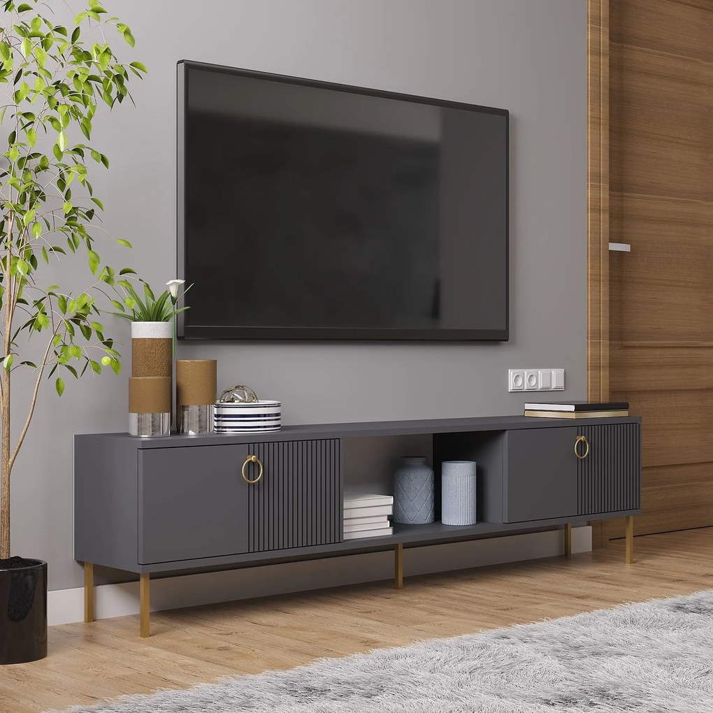 Masă TV Payette (antracit). 1127712