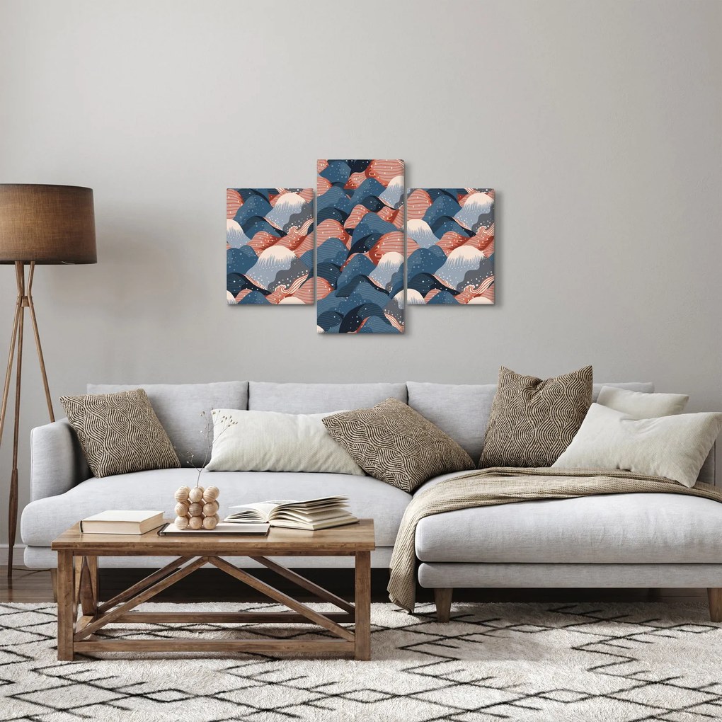 Tablou - Valuri și dealuri (90x60 cm)