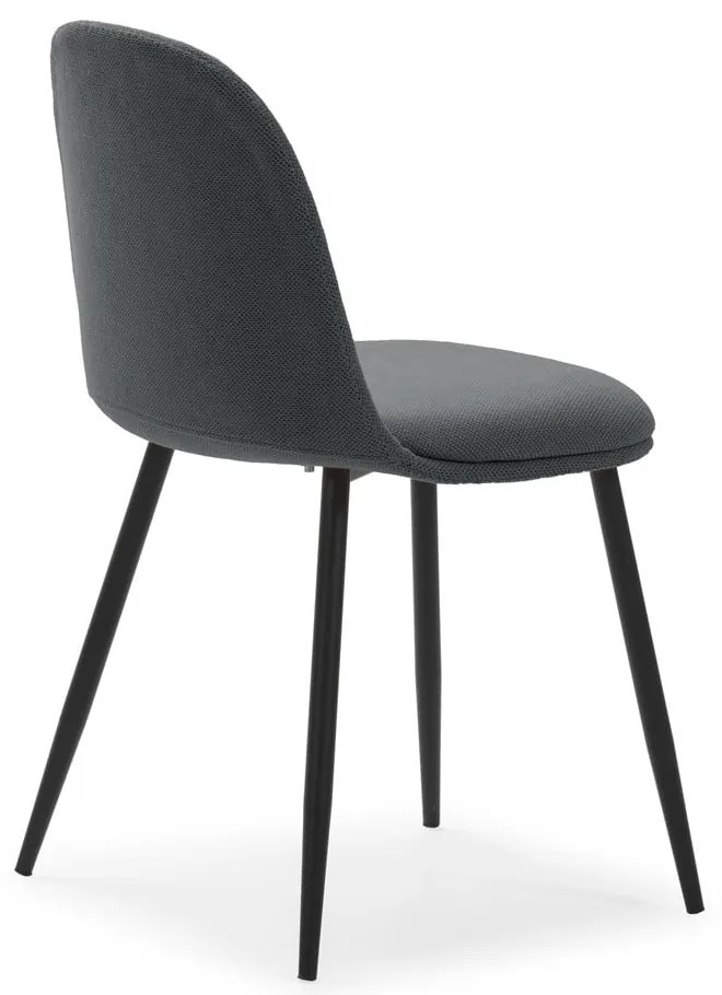 Scaune de dining gri-închis 4 buc. Malila – Marckeric