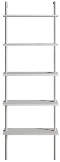 Bibliotecă de perete PAULA 174x60 cm albă