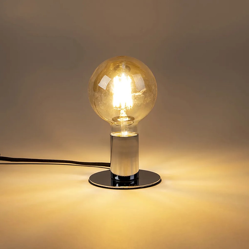 Set de 3 becuri LED E27 Dim to Warm G95 auriu 8W 806lm 2000-2700K