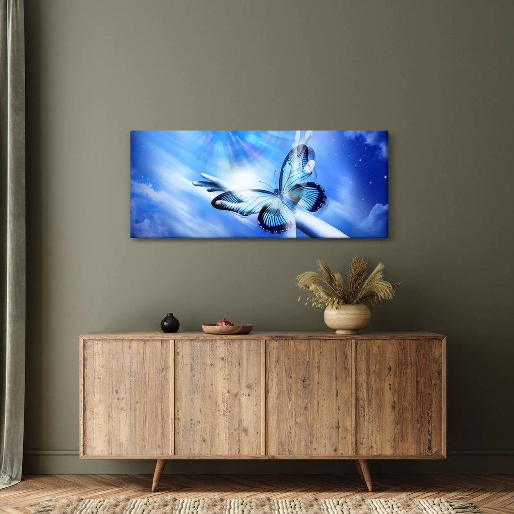 Tablou - Fluture, simbolul speranței (120x50 cm)