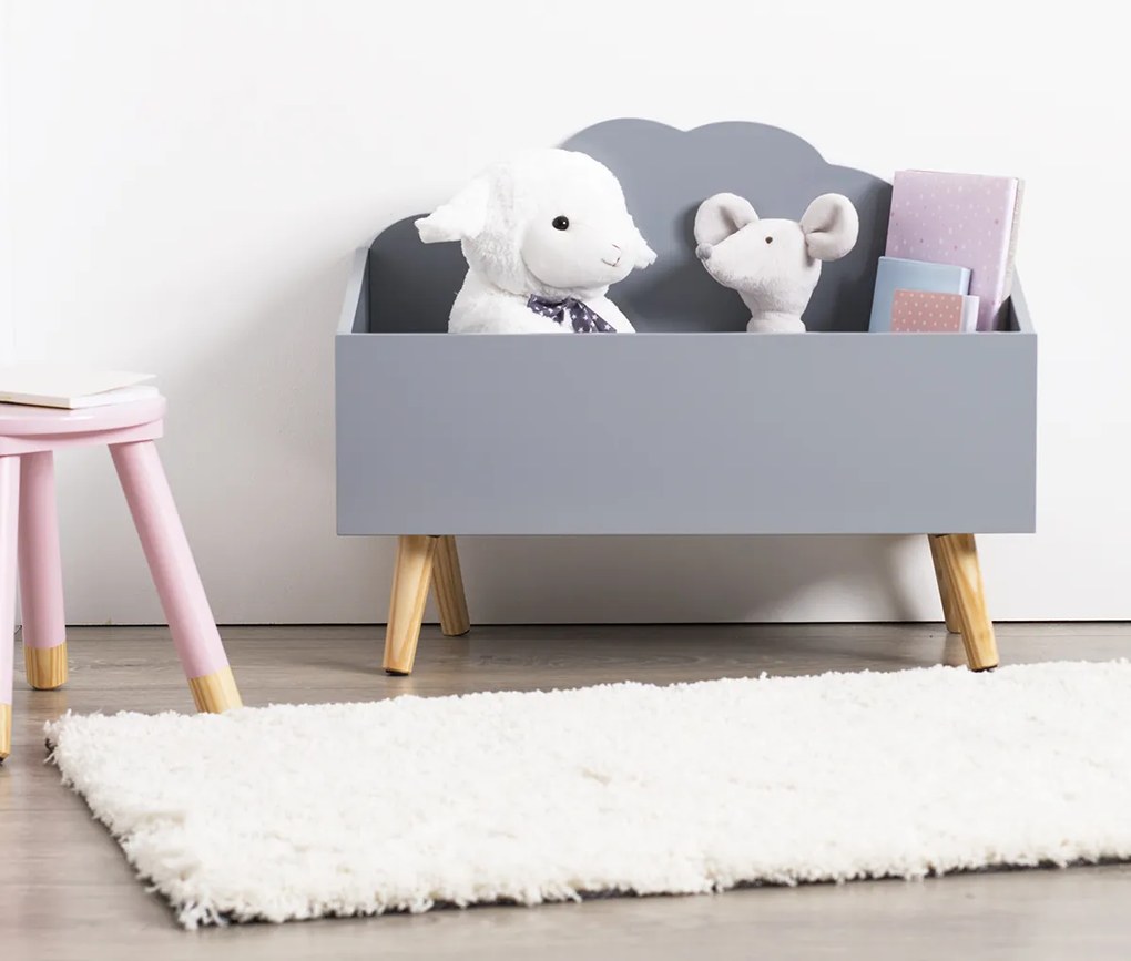 Cutie pentru jucarii Culoare gri, CLOUD