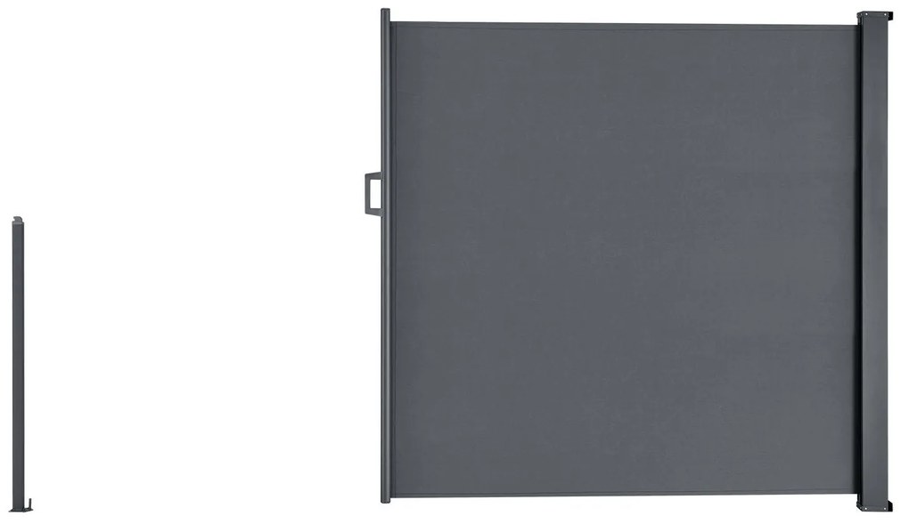 Perete lateral „Dubai” 300 x 180 cm gri închis