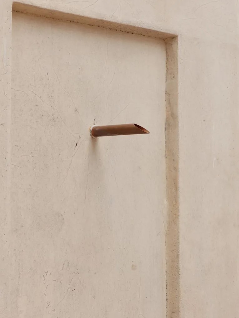 Fantana decorativa de gradina, din piatra si rasina, Minimalist