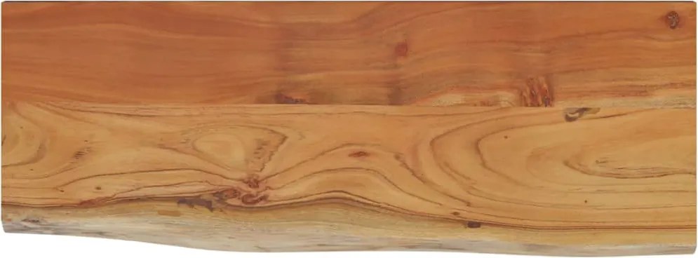 vidaXL Raft perete 80x30x2,5 cm dreptunghiular lemn acacia margine vie
