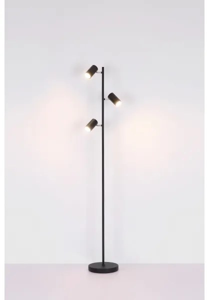 Lampadar Globo 57910SB ROBBY 3xGU10/5W/230V negru