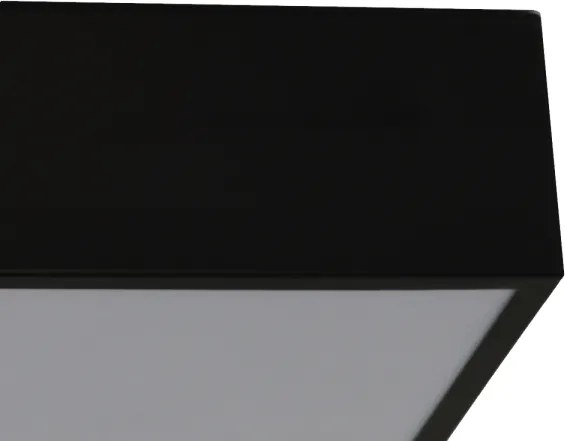 Plafonieră LED/215W/230V 3000/4000/6500K 80x80 cm neagră