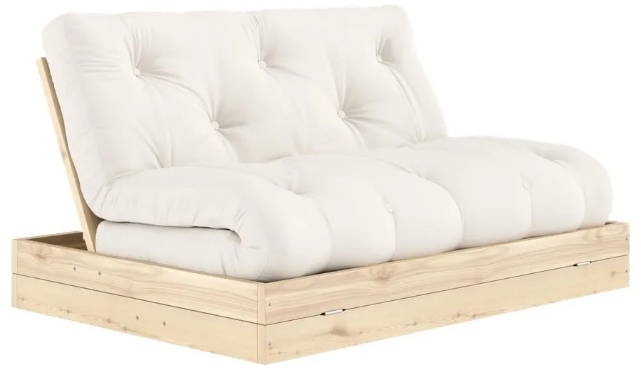 Canapea crem extensibilă 145 cm Flip – Karup Design