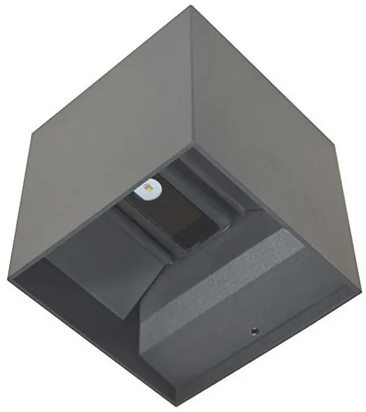 Aplică LED de exterior KREON 2xLED/3W/230V IP54 3000K antracit