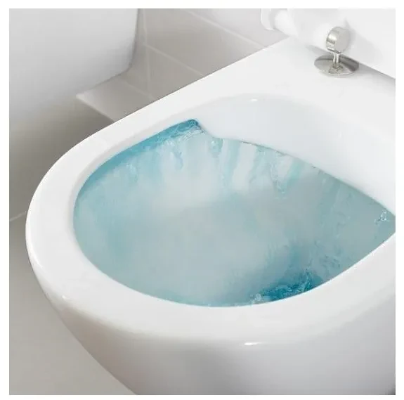 Set vas WC rimless suspendat, Villeroy&amp;Boch O.novo, cu capac inchidere lenta, rezervor si clapeta Viega Prevista