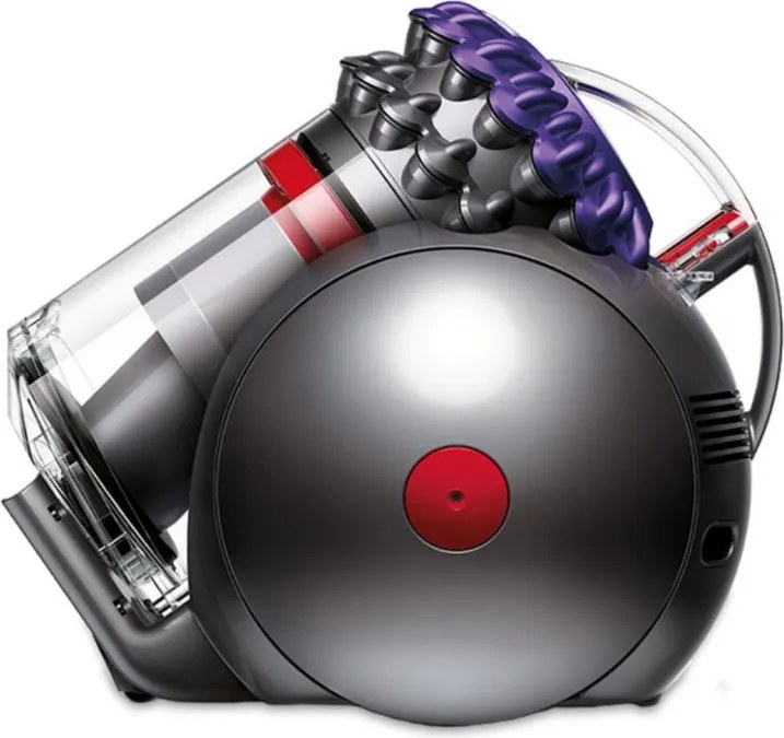 Aspirator fara sac Dyson Big Ball Parquet 2 228566-01, 600 W, 165 AW, 1,5 l, Tehnologie Radial Root Cyclone in 2 trepte, Recuperare automata in pozitie verticala, Nichel/Violet