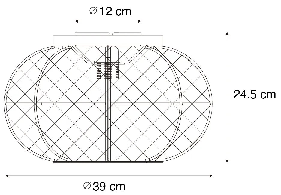 Plafonieră orientală maro - Rob