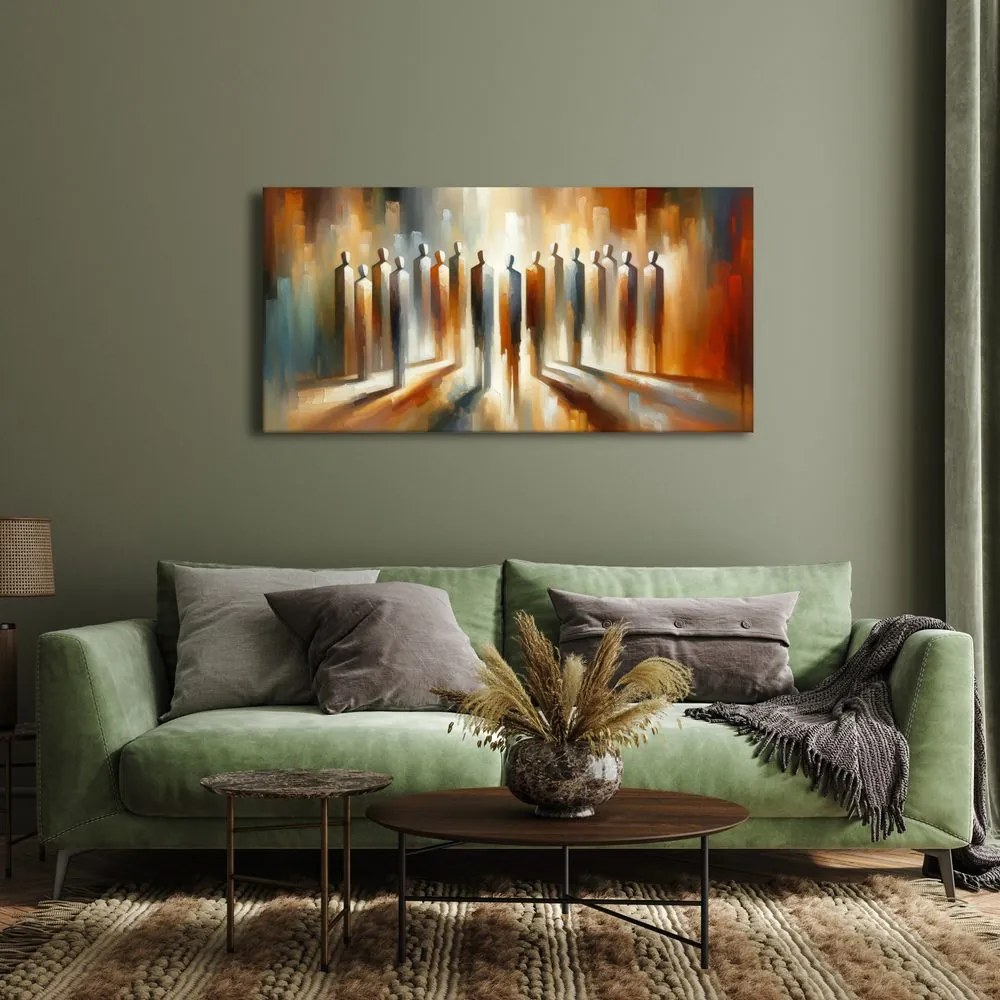 Tablou figuri abstracte în lumină