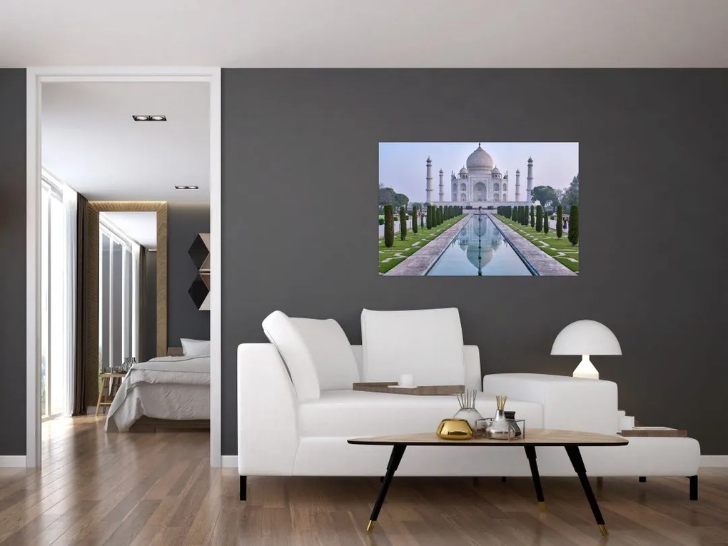 Tablou - Taj Mahal în răsăsrit de soare (90x60 cm)