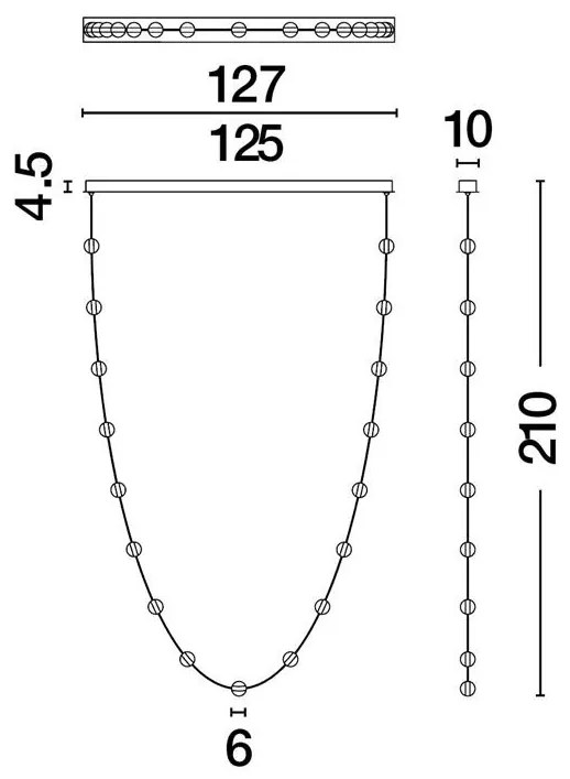 Lustra LED suspendata, deosebita design lux ALCINOE