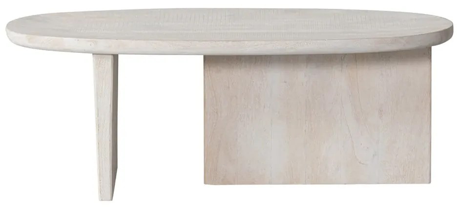 Măsuță de cafea în culoare naturală din lemn de mango 110x60 cm Seam – WOOOD