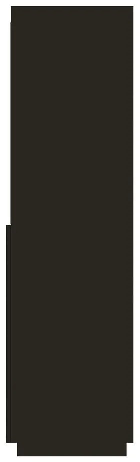 Bibliotecă neagră mată 100x147 cm Nina TemaHome