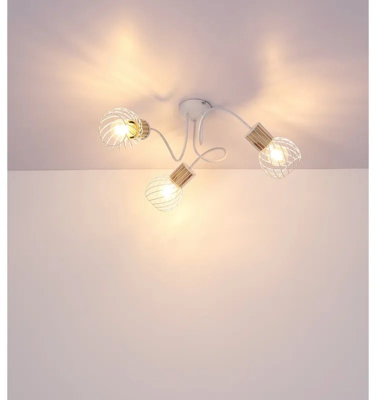 Lustra aplicata design modern LUISE alb 54012-3 GL
