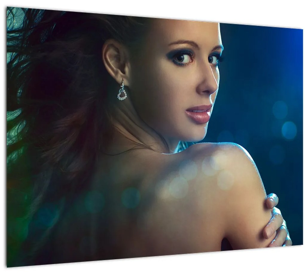 Tablou - Privirea unei femei tinere (70x50 cm)