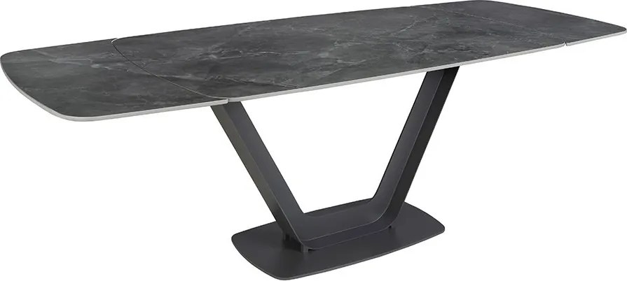 Masa extensibila deosebita design LUX Porcelain Marble 160-240cm