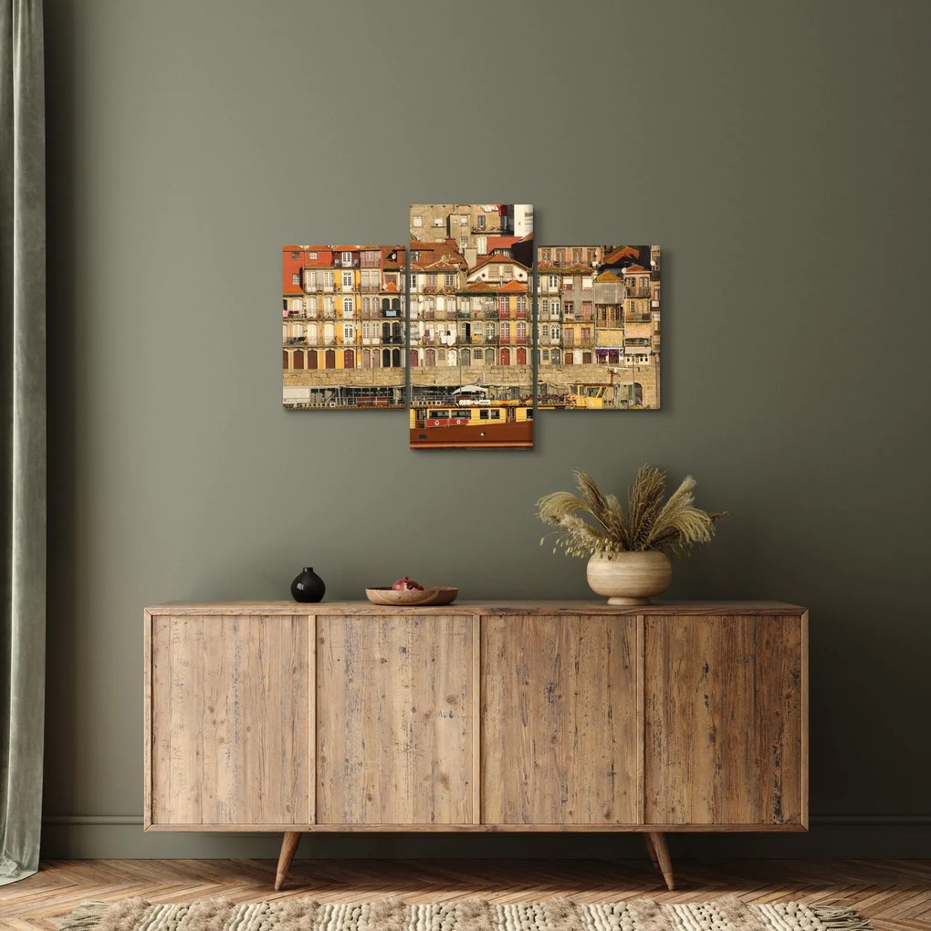 Tablou - Cartierul Waterfront, Portugalia (90x60 cm)