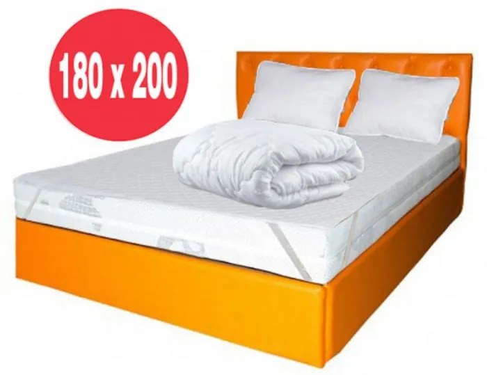 Set avantaj saltea helios memory hr zone comfort 160x200 plu