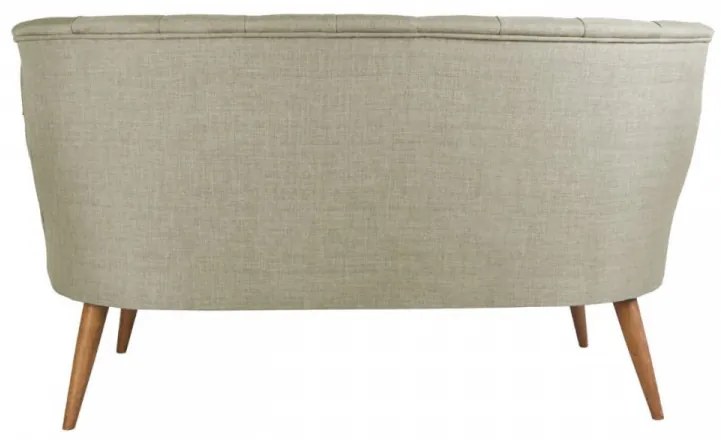 Canapea 2 Locuri, Lemn Solid, Richland Loveseat, Gri