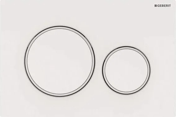 Geberit 115.882.11.1 - Plăcuță de acționare Sigma20 24,6x16,4 cm albă