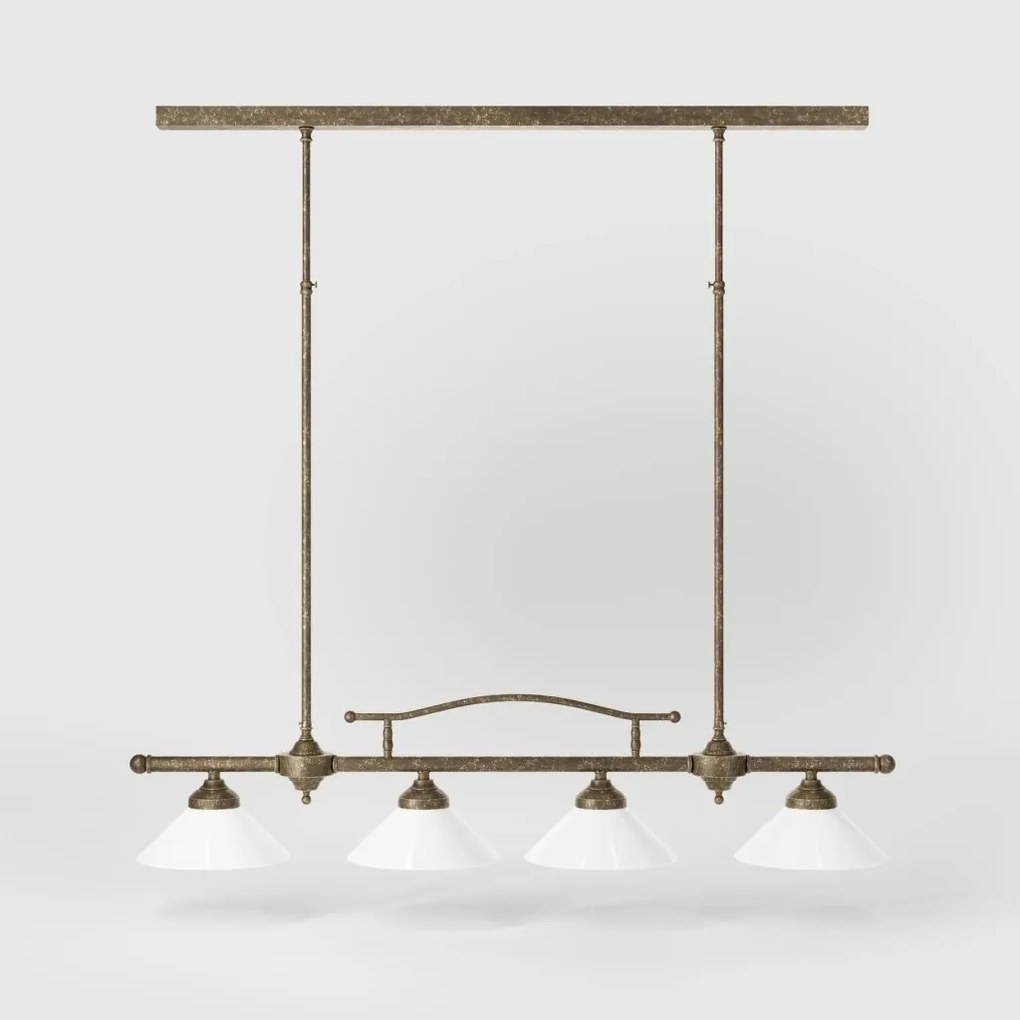 Lustra din alama cu inaltime reglabila Sofia 4L