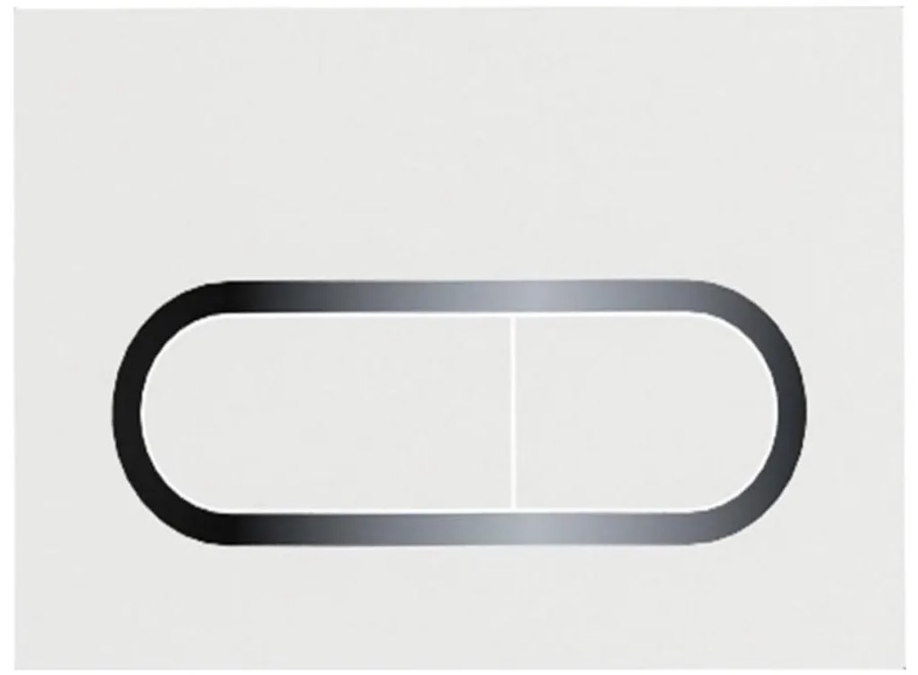 Ravak X01455 - Buton de evacuare CHROME 24,7x16,5 cm, alb