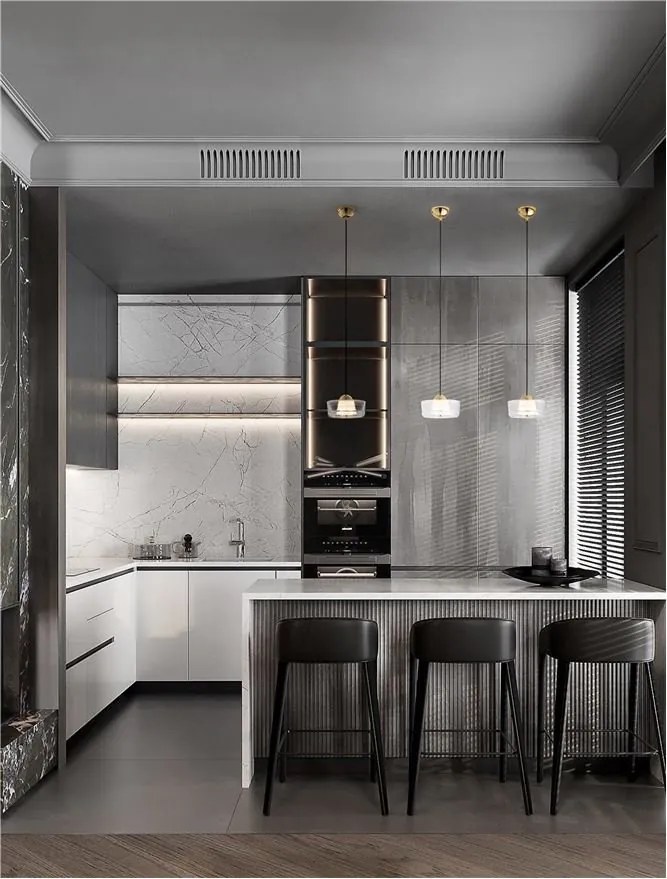 Pendul, Lustra LED design modern KEROS