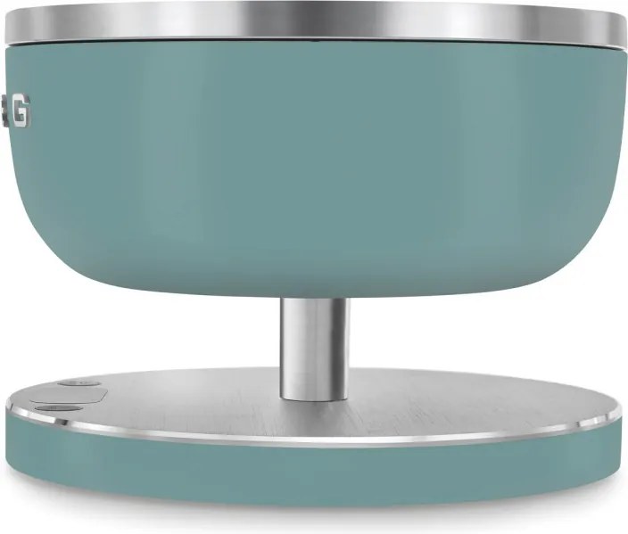 Cantar de bucatarie Smeg Collezione KSC01EGMWW, Pana la 5 kg/5 l, Functie TARA, Afisaj LED, Baza antiderapanta, Baterie incarcabila, Verde smarald