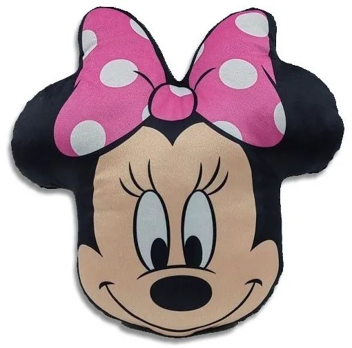 Disney Minnie Head Pernă decorativă 3D 35 cm Velur