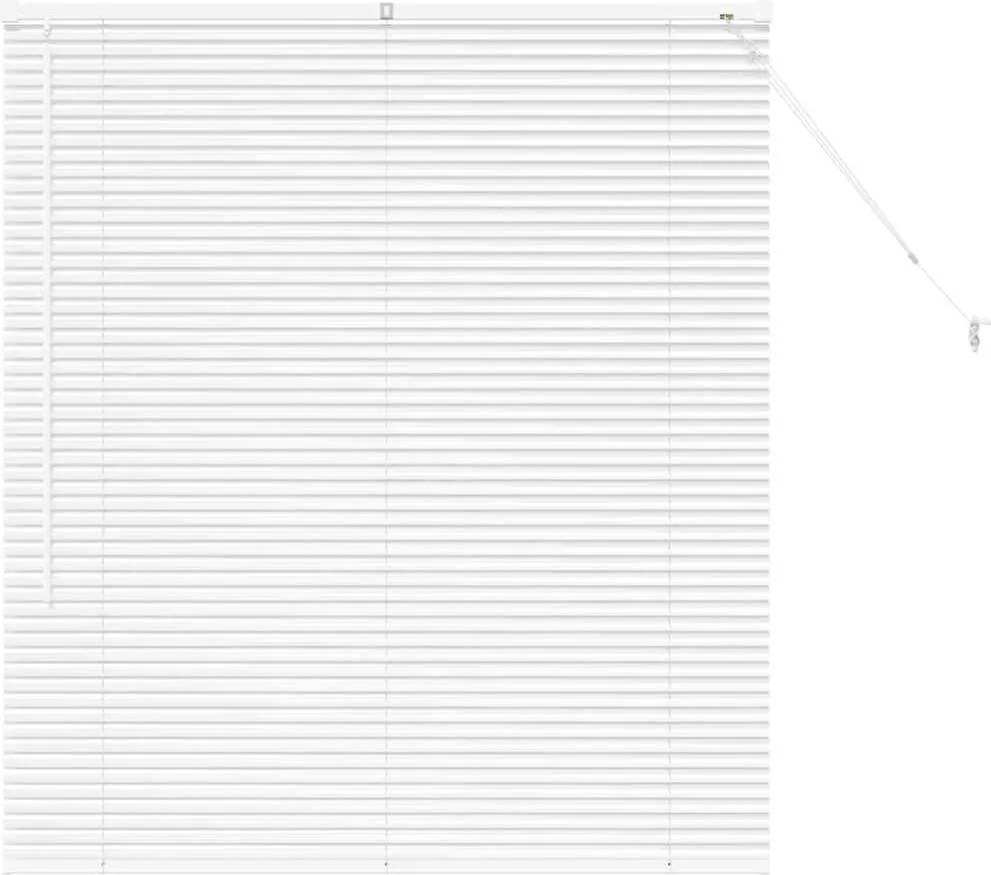 vidaXL Jaluzele venetiene Manual Alb 130 x 115 cm Aluminiu