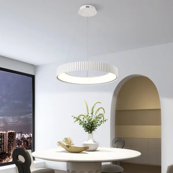 Brilagi - Lustră LED reglabilă FALCON MODERN LED/54W/230V Ø 60 cm albă + telecomandă