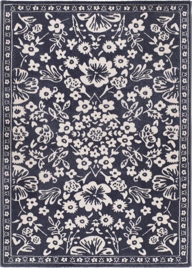 Covor albastru închis 200x290 cm Amara – Universal