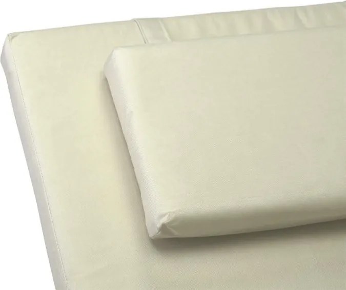 DIVERO Set de tapițerie pentru șezlong Garth, crem, 2 buc.