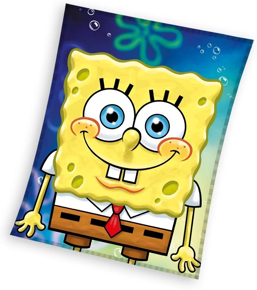 SpongeBob Smile pătură polară 110x140cm