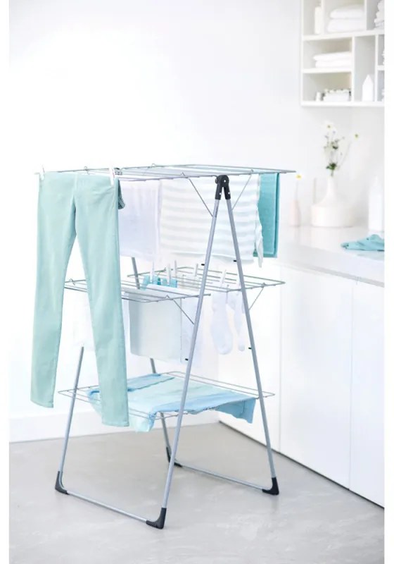 Brabantia "turn" cameră 90300183, 23 m, Pliabil ușor, Reglabil, Gri metalic