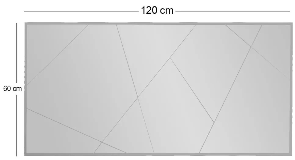 Oglindă Eilish White 60 x 120 cm