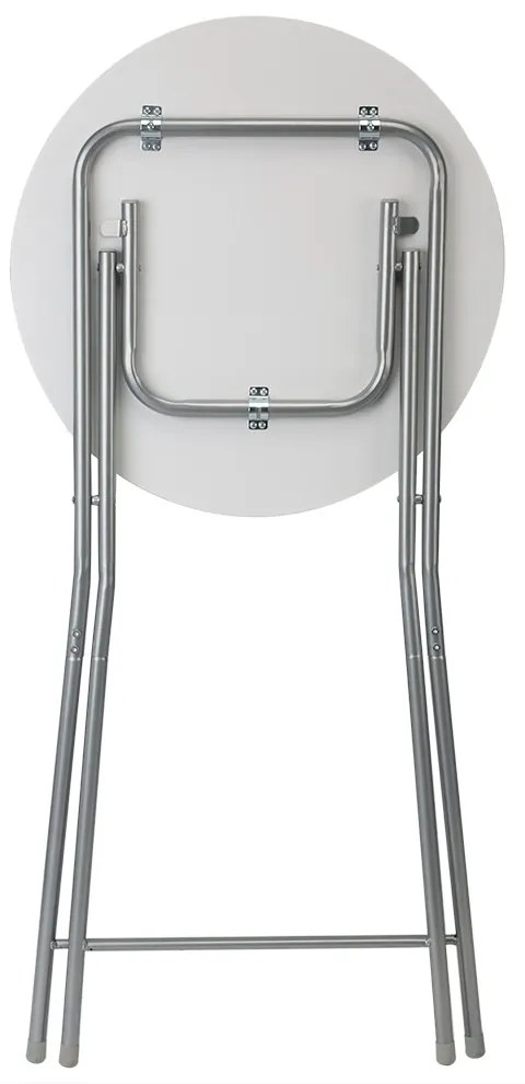 Masa bar aspect marmura Pliabil Ø 60 cm