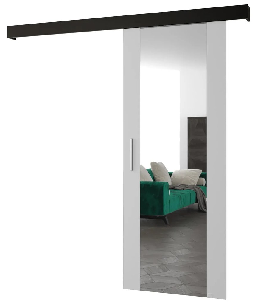 Uși culisante 70 cm Slavdro 2 (alb mat + negru mat). 1108728
