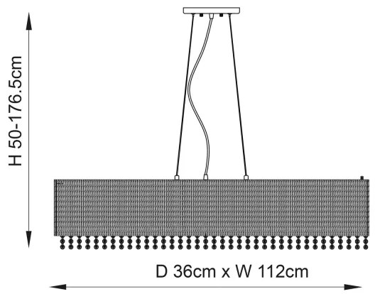 Endon 81979 - Lustră cu cristale GALINA 8xG9/25W/230V, crom lucios, suspendată pe cablu