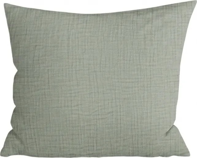 Fata de perna muselin MUSSARI 45x45 cm, verde salvie