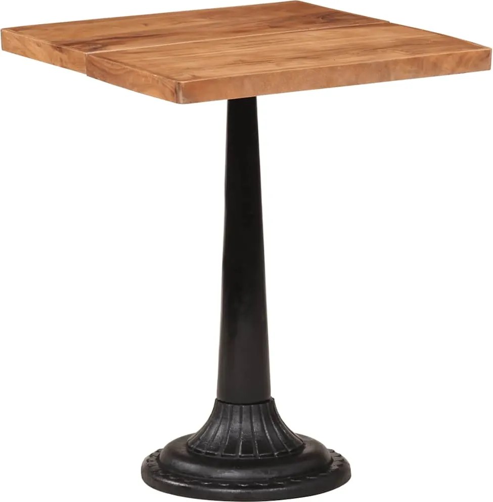 vidaXL Masă de bistro, 60 x 60 x 76 cm, lemn masiv de acacia